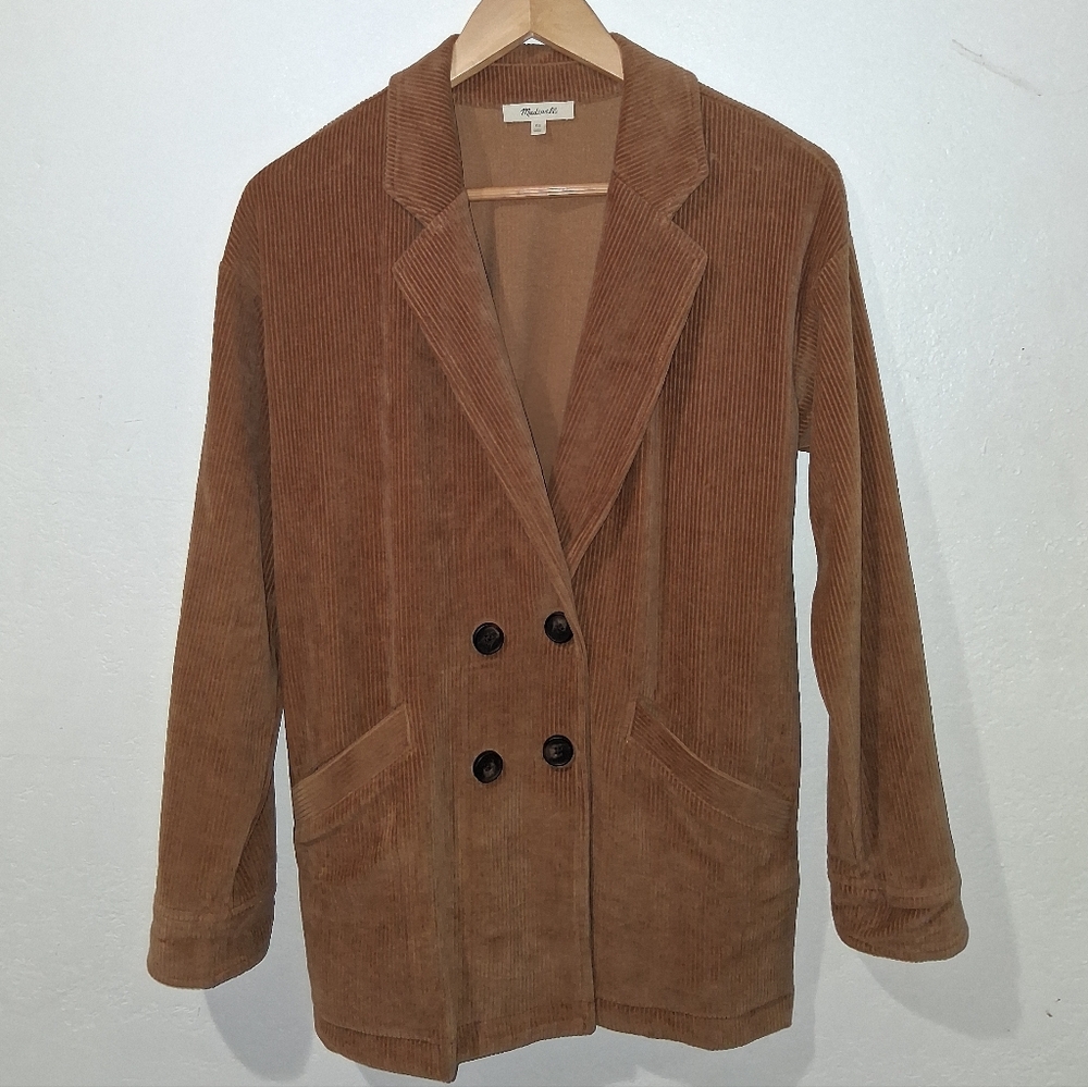 MADEWELL Redford Corduroy Knit Blazer - Picture 5 of 9